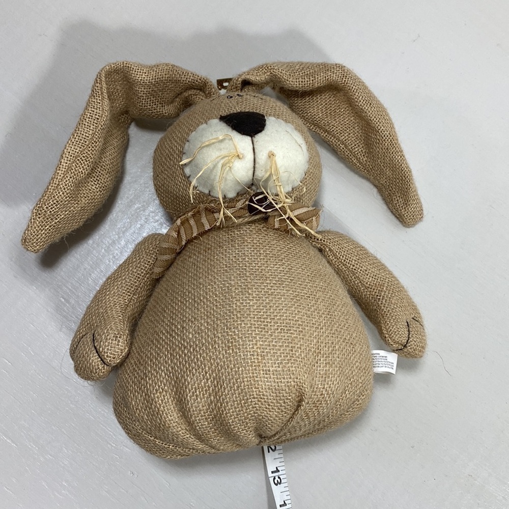 Burlap bunnyββββββββββββββββ - Picture 8 of 9